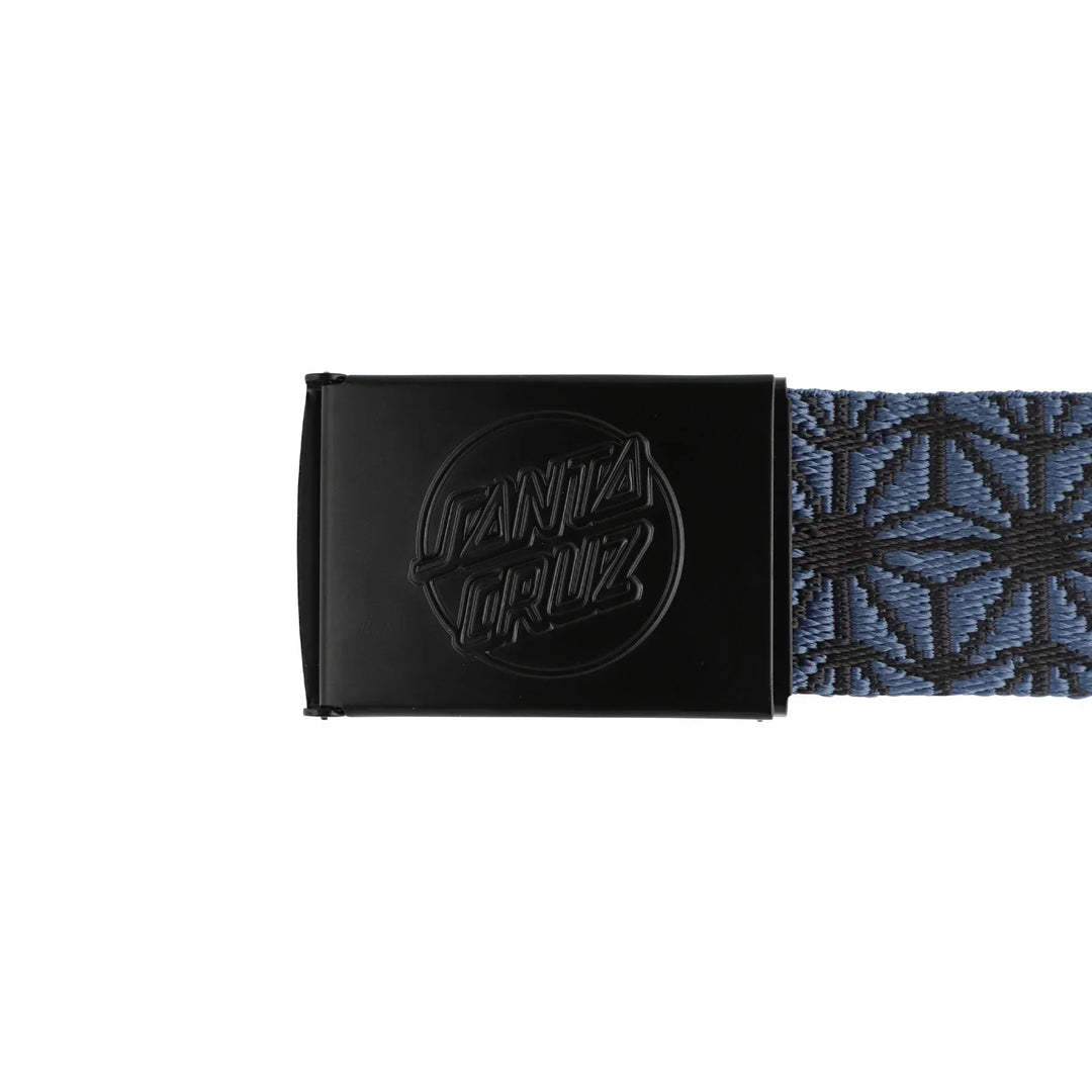 SANTA Opus Dot Web Belt Blue Luck