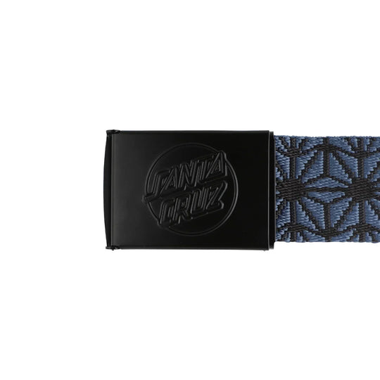 SANTA Opus Dot Web Belt Blue Luck