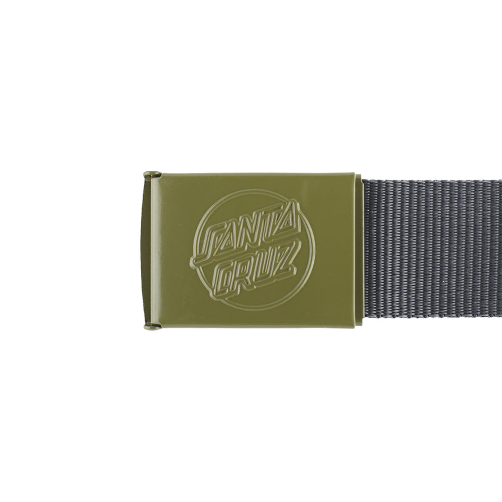 SANTA CRUZ Opus Dot Web Belt Grey/Army