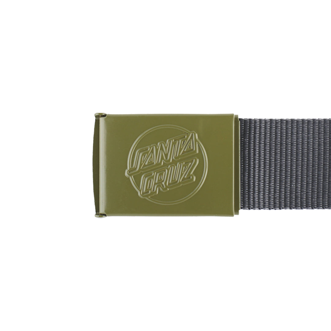 SANTA CRUZ Opus Dot Web Belt Grey/Army