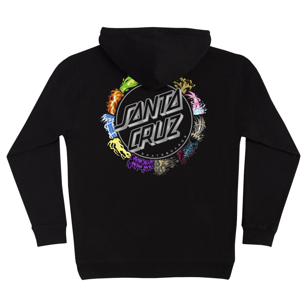 SANTA CRUZ x Pokémon Power Dot Pullover Hoodie Black