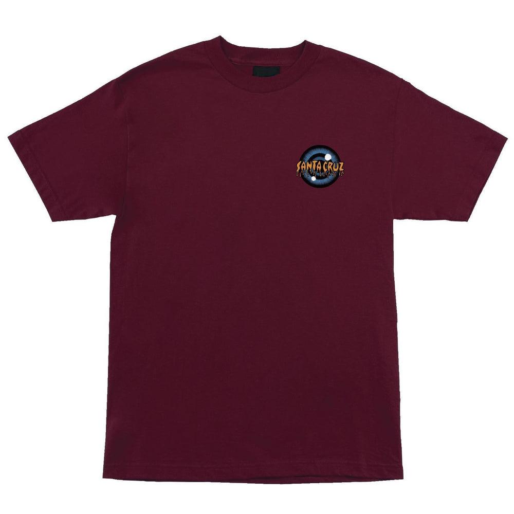 SANTA CRUZ Roskopp Iris Tee Maroon