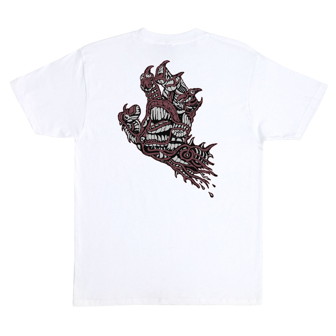 SANTA CRUZ Scourge Hand Tee White