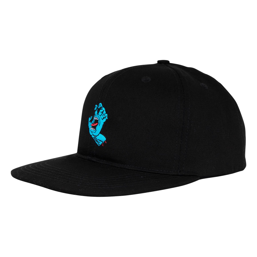 SANTA CRUZ Screaming Hand Snapback Hat Black