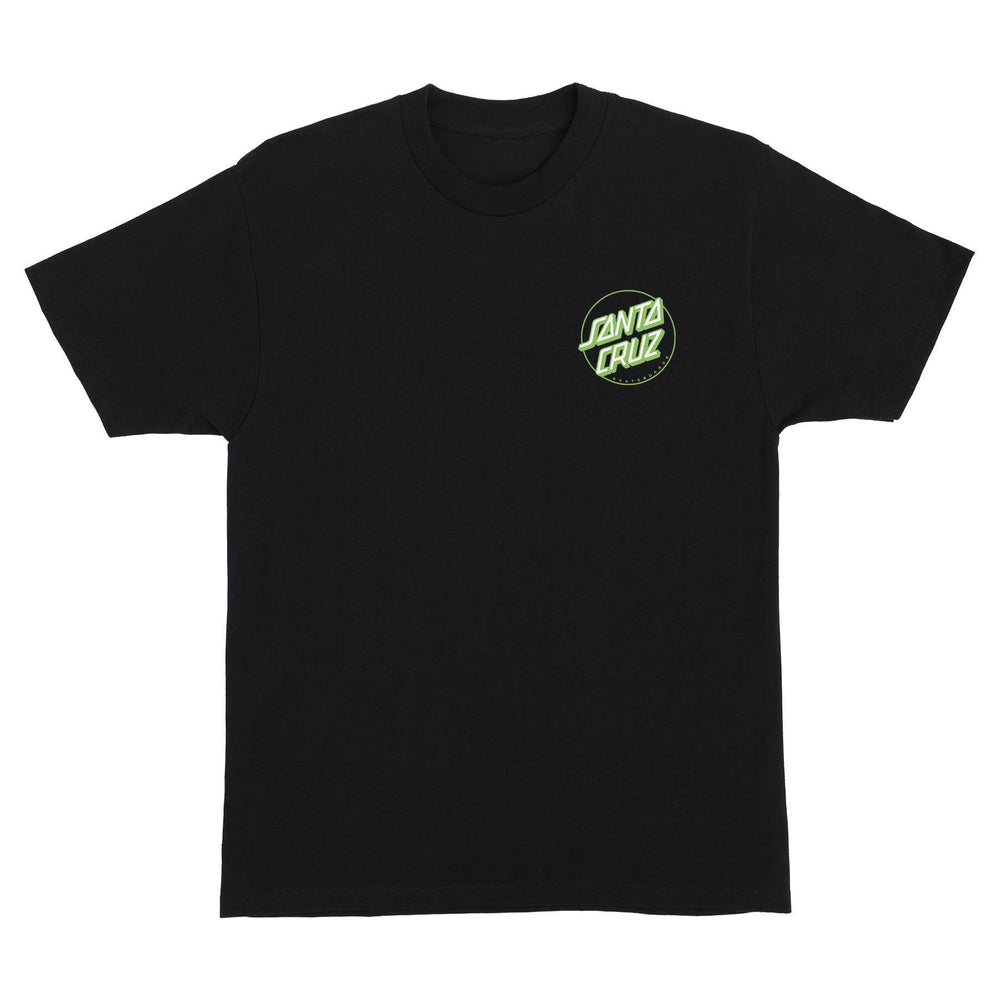 SANTA CRUZ Screaming Hibiscus Tee Black