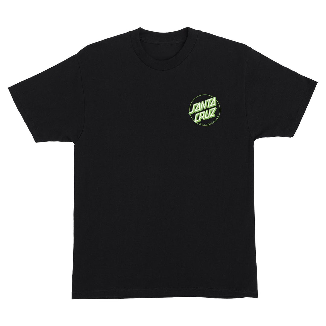 SANTA CRUZ Screaming Hibiscus Tee Black