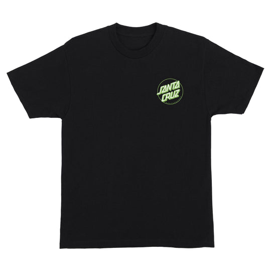 SANTA CRUZ Screaming Hibiscus Tee Black