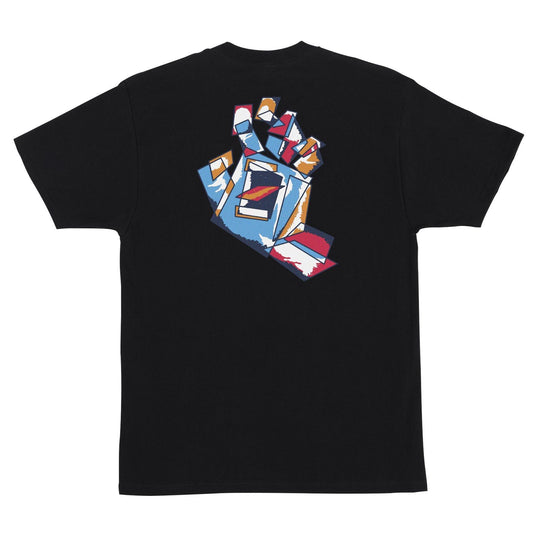 SANTA CRUZ Screaming Scratched Hand Tee Black