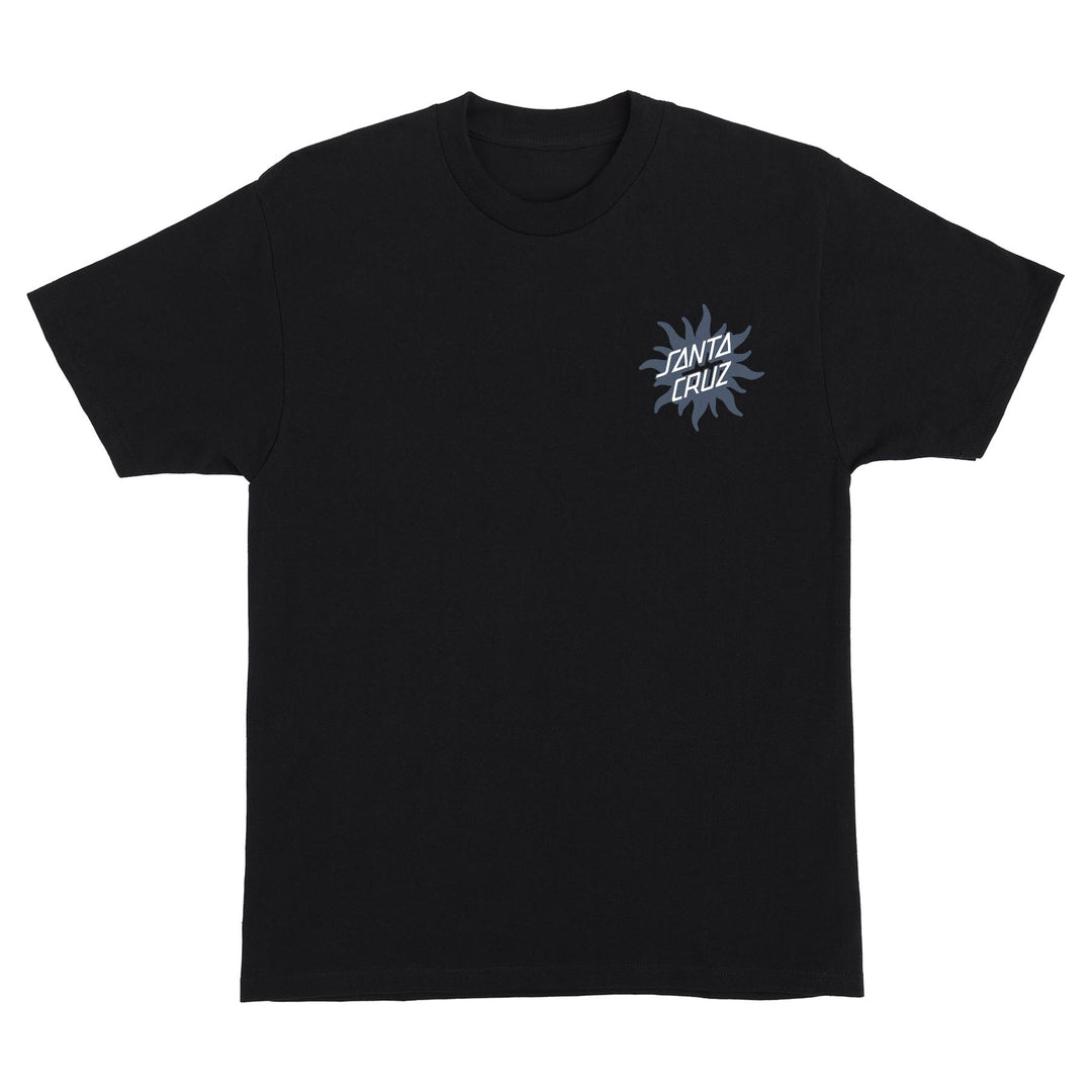SANTA CRUZ Strange Check Dot Tee Black