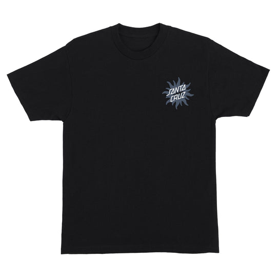 SANTA CRUZ Strange Check Dot Tee Black