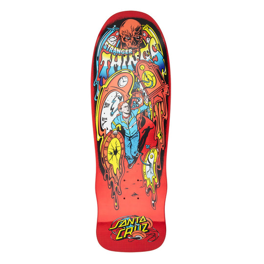 SANTA CRUZ Stranger Things Grabke Max Melting Clock Deck 9.7