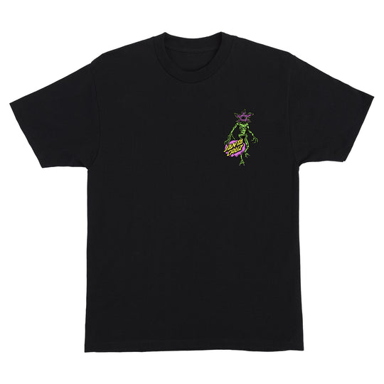 SANTA CRUZ Stranger Things Demogorgan Tee Black