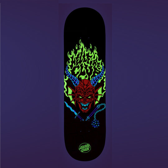 SANTA CRUZ Stranger Things Hellfire Club Deck 8.25