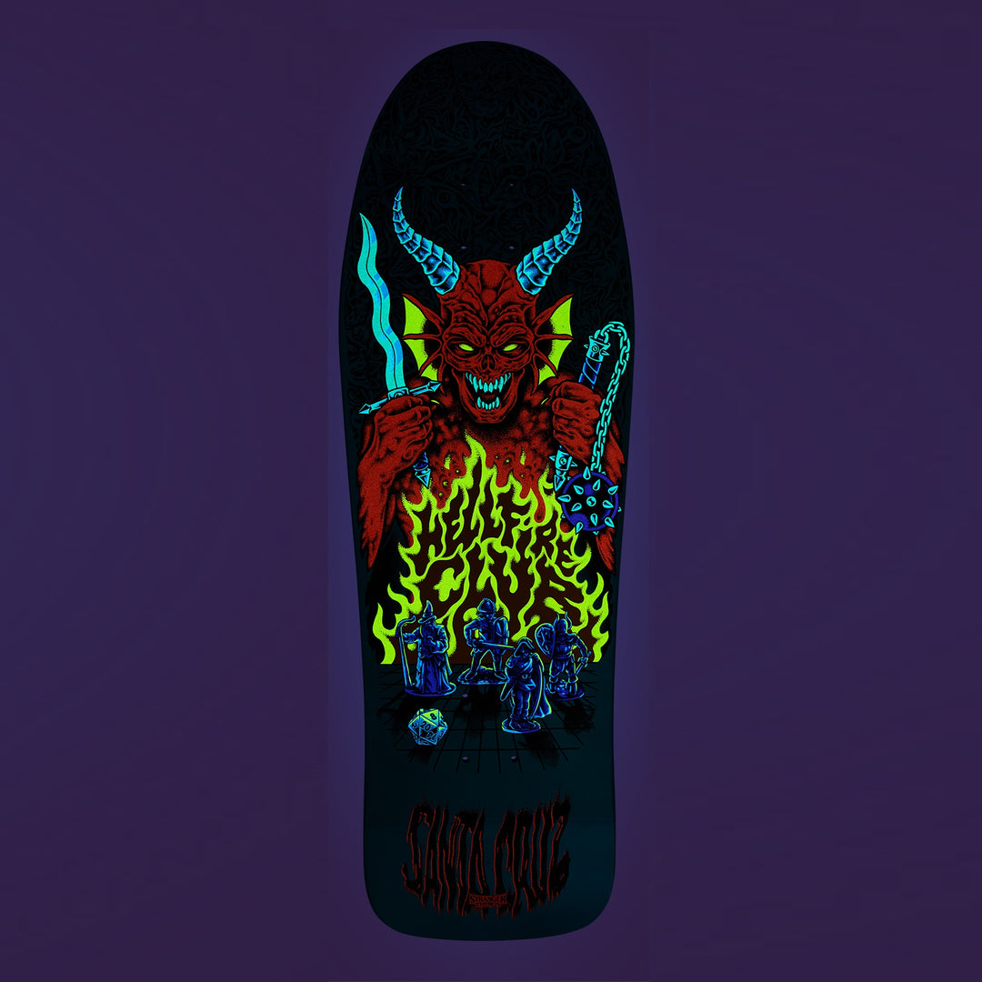 SANTA CRUZ Stranger Things Knox Hellfire Pit Deck 10.07
