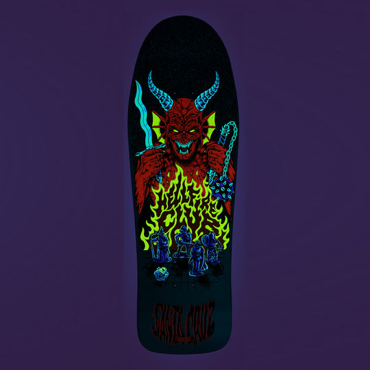 SANTA CRUZ Stranger Things Knox Hellfire Pit Deck 10.07