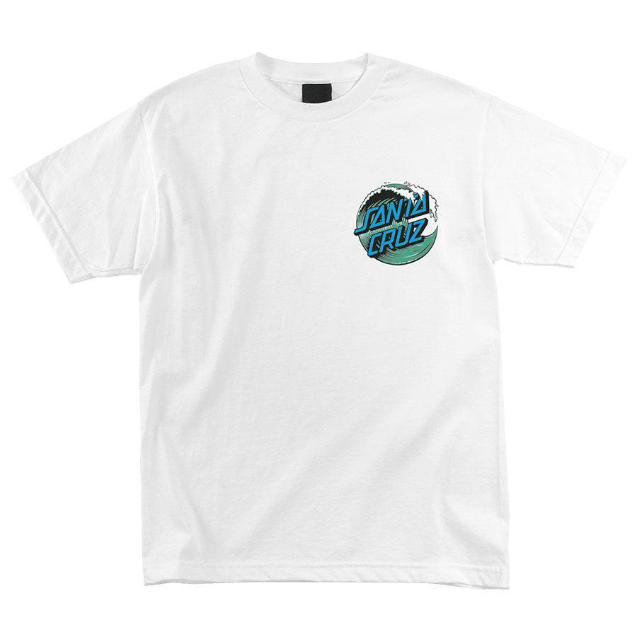 SANTA CRUZ Wave Dot Tee White