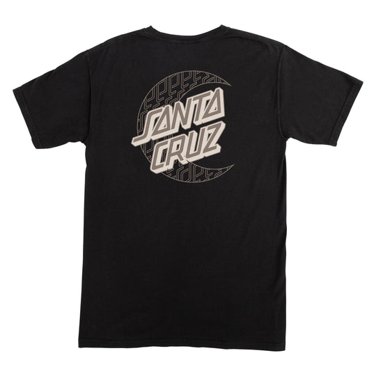 Santa Cruz Women's Imprint Moon Dot Tee Vintage Black