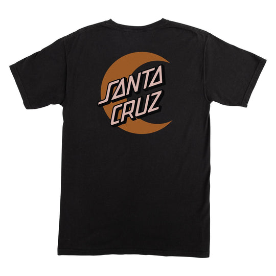 SANTA CRUZ Women's Moon Dot Relaxed Tee Black