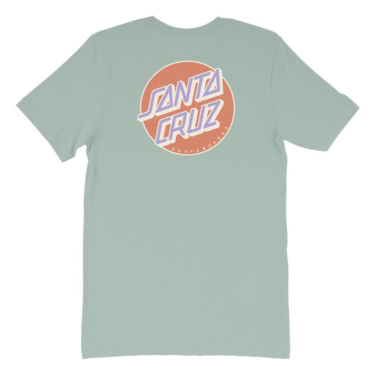 SANTA CRUZ Women's Other Dot Chest Tee Dusty Blue