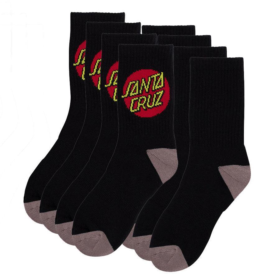 SANTA CRUZ Youth Cruz Crew Socks (4 Pack)