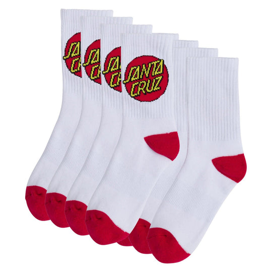 SANTA CRUZ Youth Cruz Crew Socks (4 Pack)