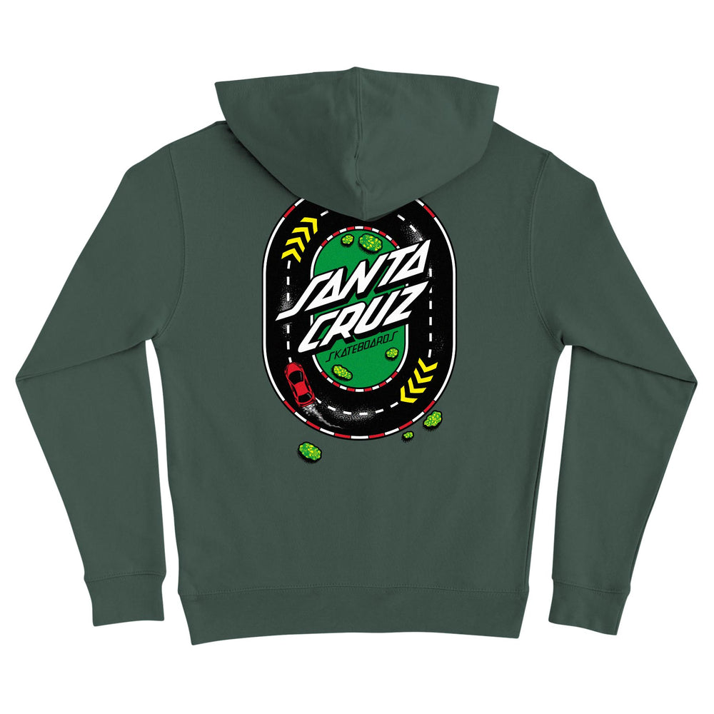 SANTA CRUZ Youth Pit Cruz Hoodie Alpine Green