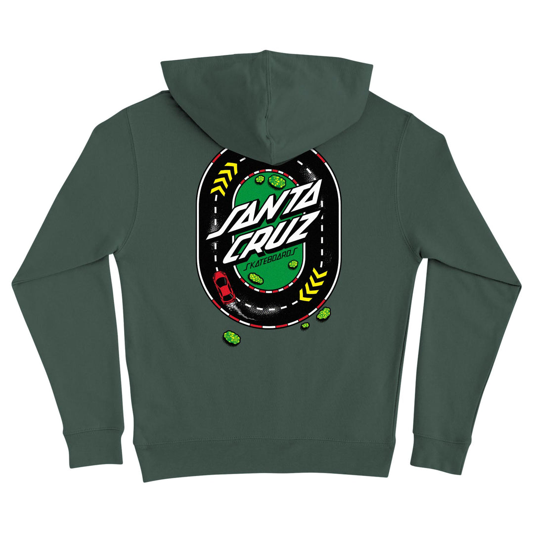 SANTA CRUZ Youth Pit Cruz Hoodie Alpine Green