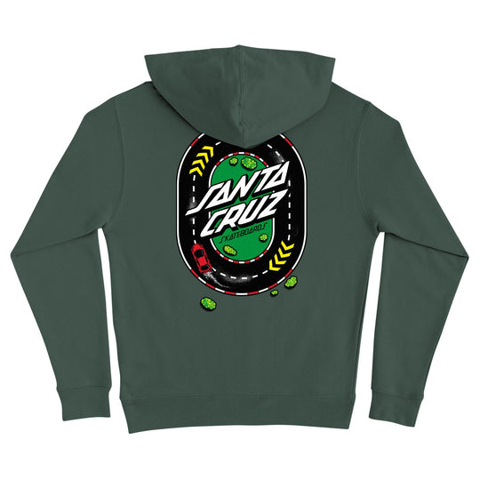 SANTA CRUZ Youth Pit Cruz Hoodie Alpine Green