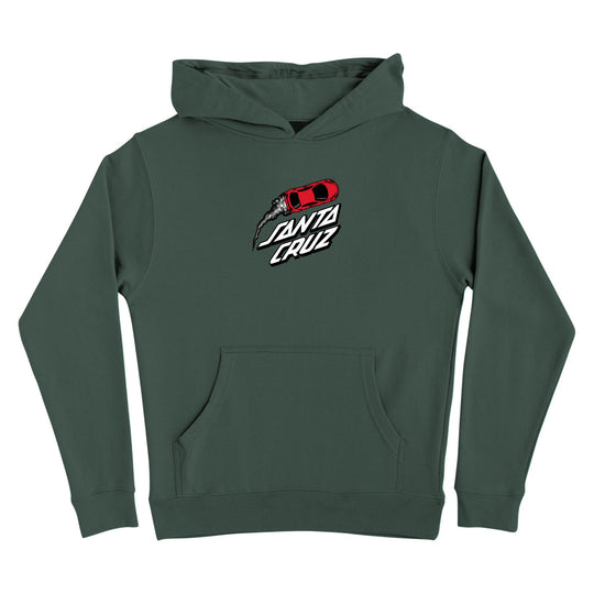 SANTA CRUZ Youth Pit Cruz Hoodie Alpine Green