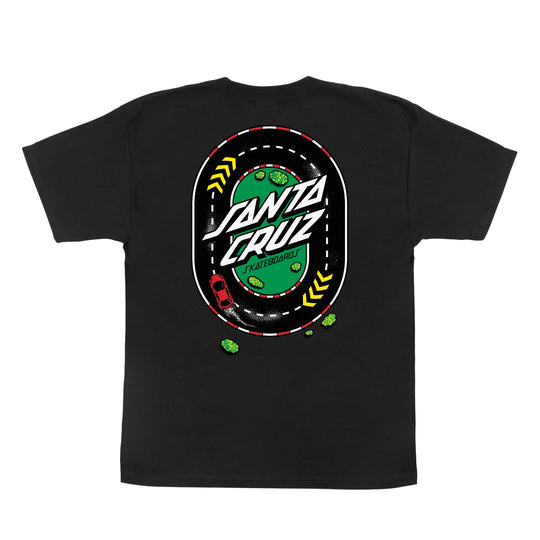 SANTA CRUZ Youth Pit Cruz Tee Black