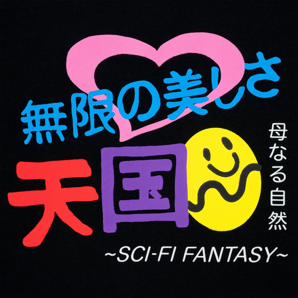 SCI-FI FANTASY Foreign Figures Tee Black - Impact Skate