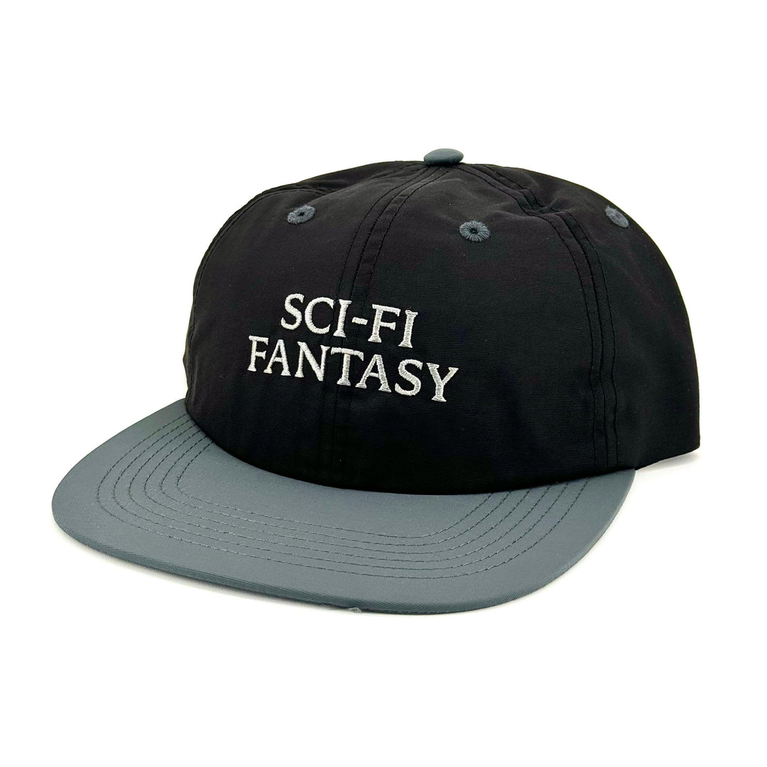 SCI-FI FANTASY Nylon Logo Hat Black - Impact Skate