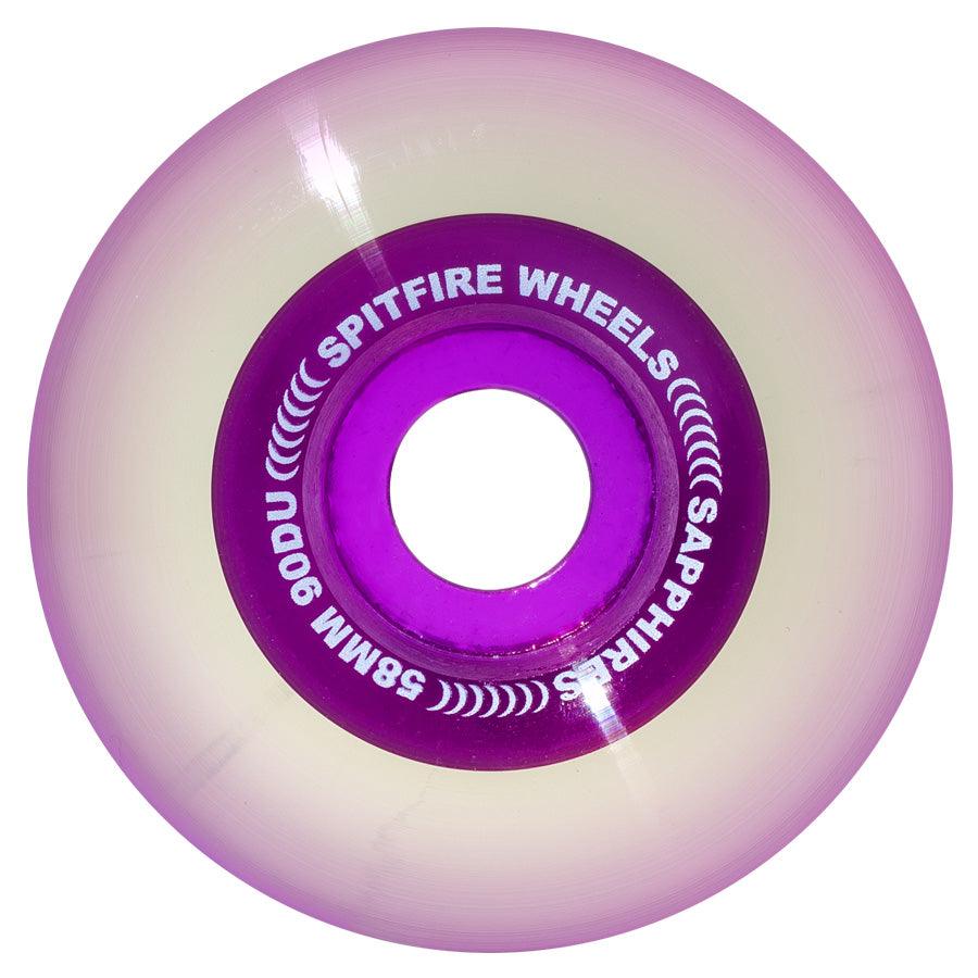 SPITFIRE 58mm Sapphire Clear Purple Wheels - Impact Skate