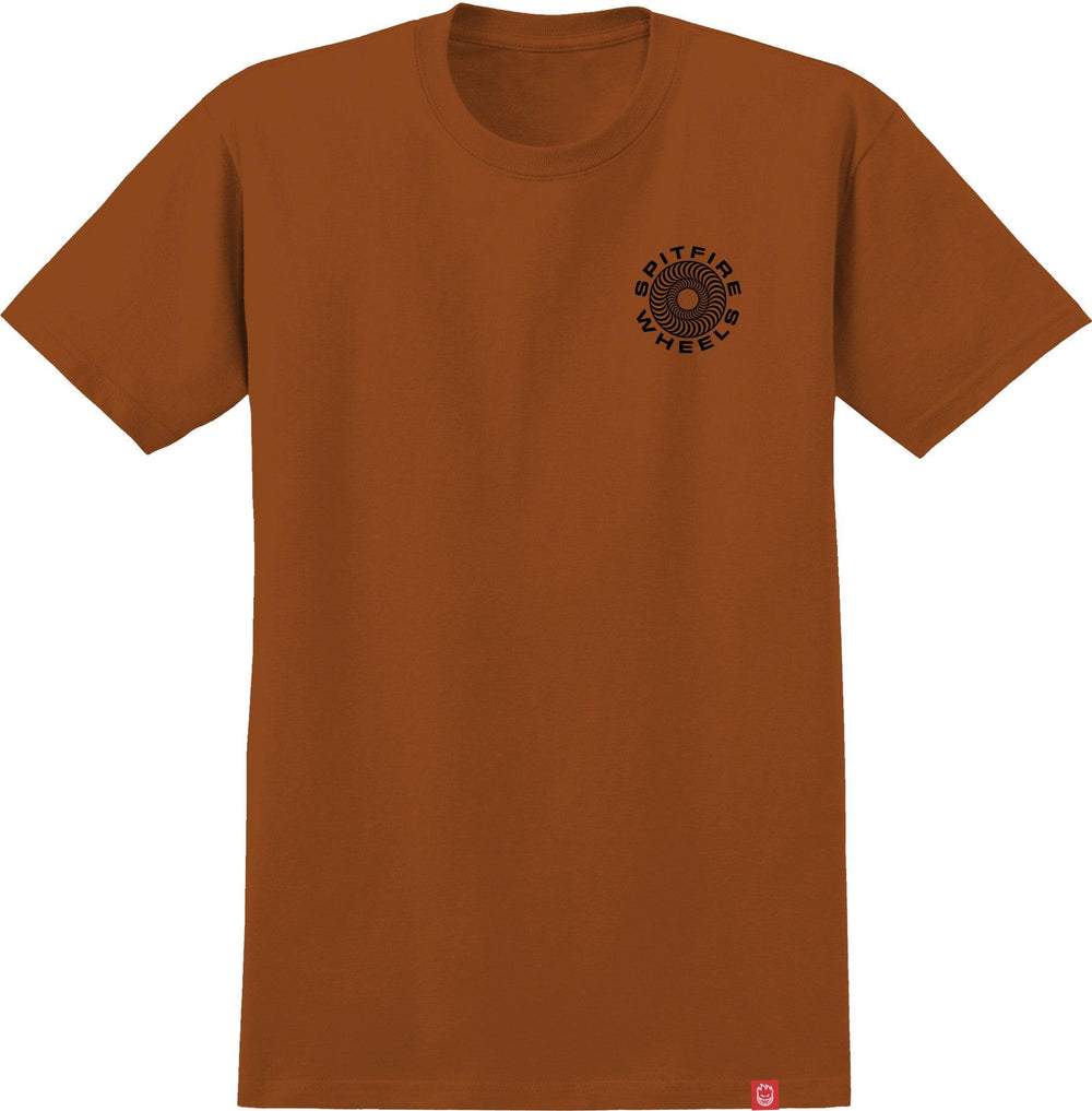 SPITFIRE Classic 87 Swirl Tee Texas Orange/Black - Impact Skate