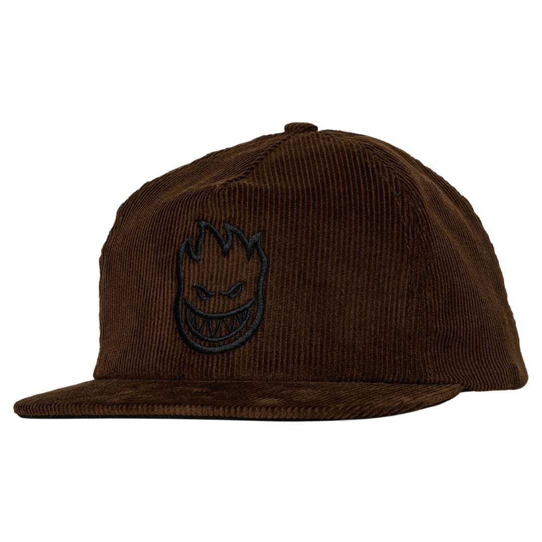 SPITFIRE Bighead Corduroy Snapback Hat Brown/Black