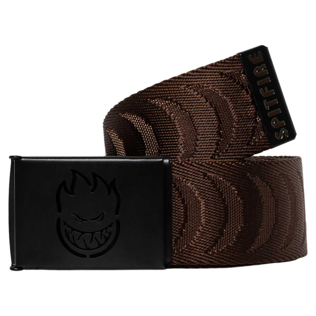 SPITFIRE Bighead Cutout Jacquard Belt Brown/Black