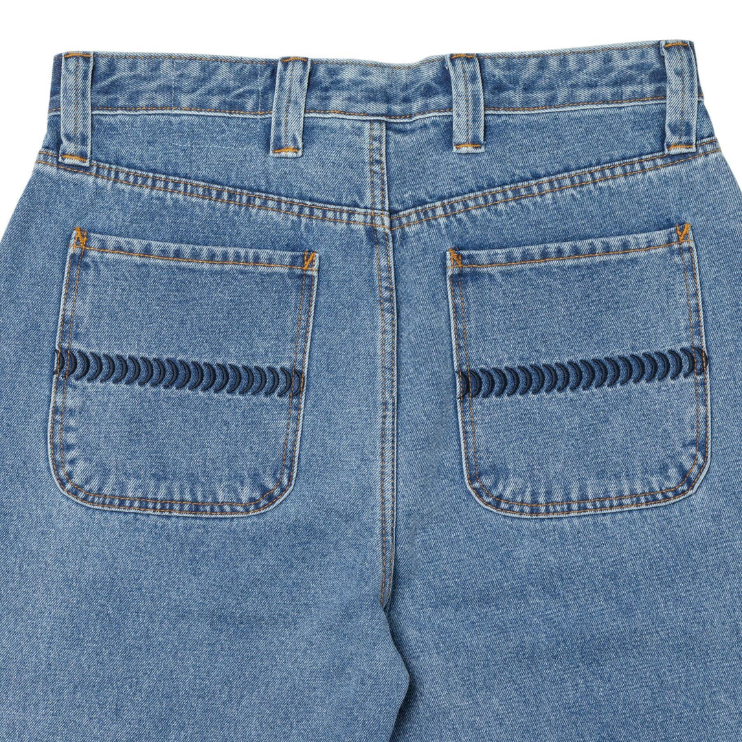 SPITFIRE Bighead Fill Denim Pants Medium Stonewash