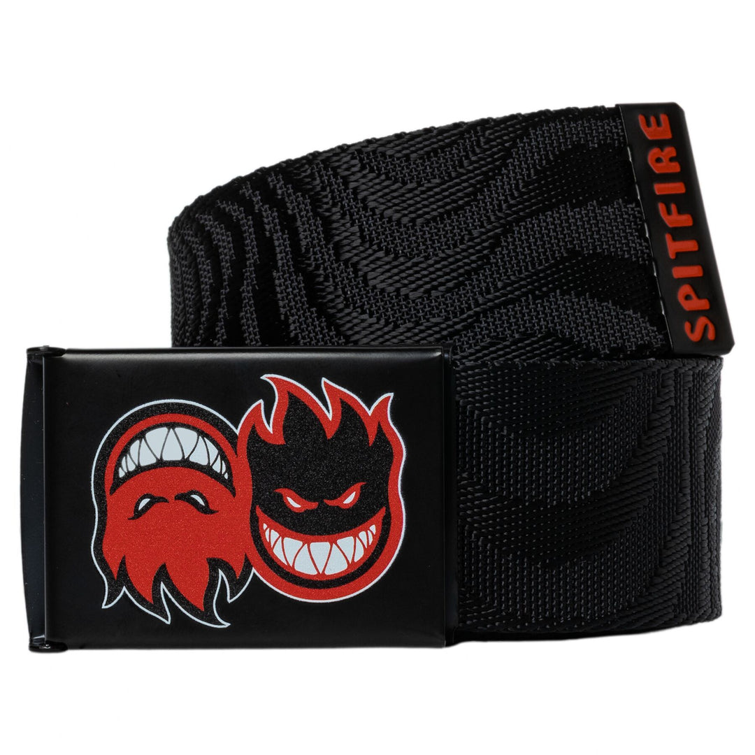 SPITFIRE Eternal Crescent Jacquard Belt Black/Red