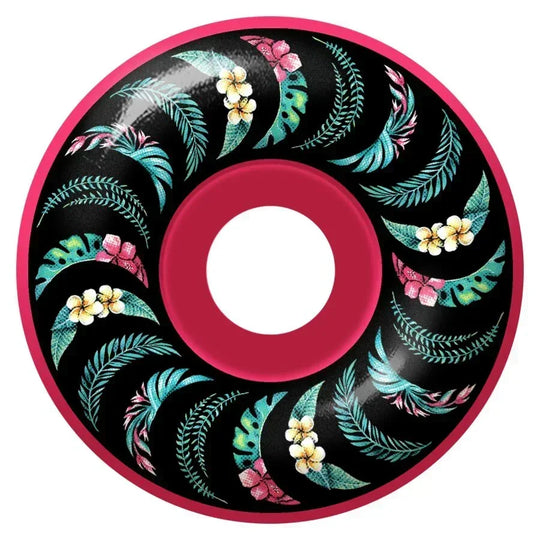 SPITFIRE 52mm Floral Classic Formula Four Wheels Pink