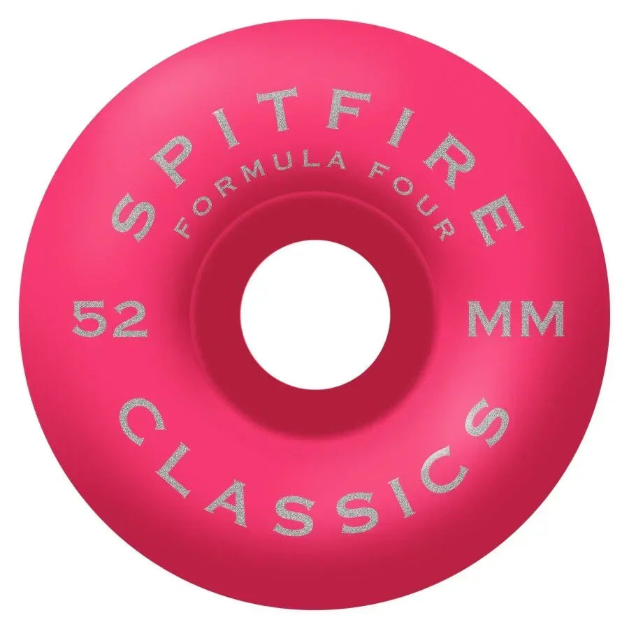 SPITFIRE 52mm Floral Classic Formula Four Wheels Pink