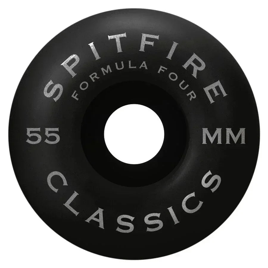 SPITFIRE 55mm Floral Classic Formula Four Wheels Black