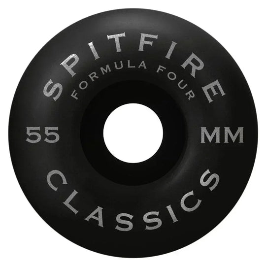 SPITFIRE 55mm Floral Classic Formula Four Wheels Black