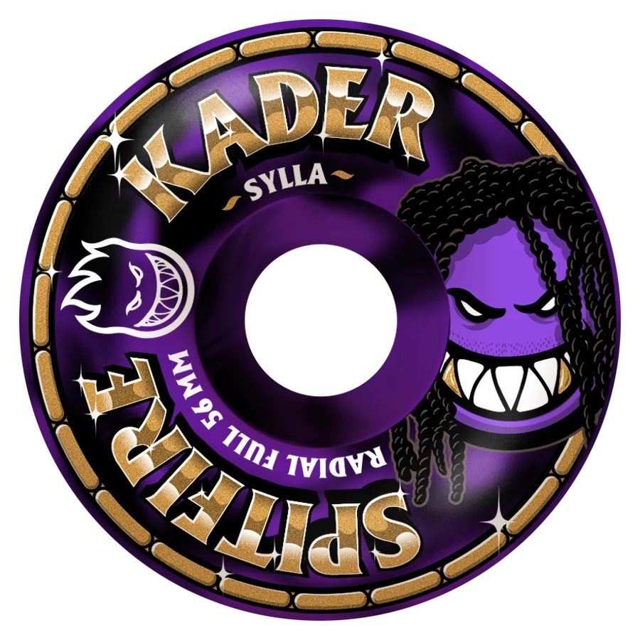 SPITFIRE 56mm Kader Rolly Radial Full Formula Four Swirl Skateboard Wheels