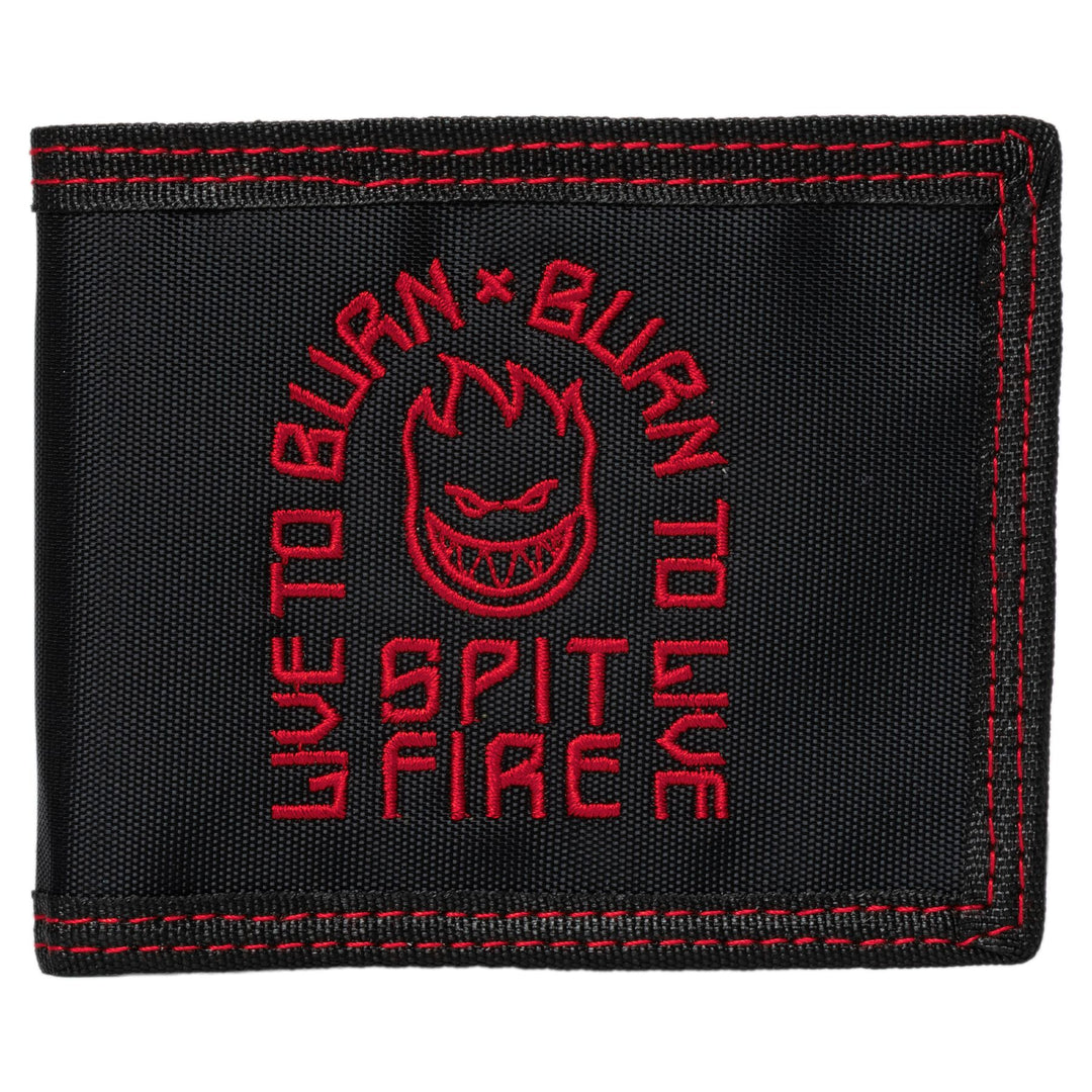 SPITFIRE LTB Arch Bifold Wallet Black