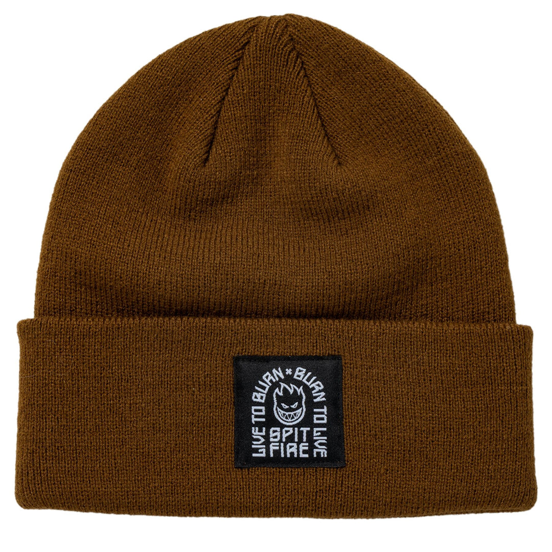 SPITFIRE LTB Bighead Arch Cuff Beanie Brown