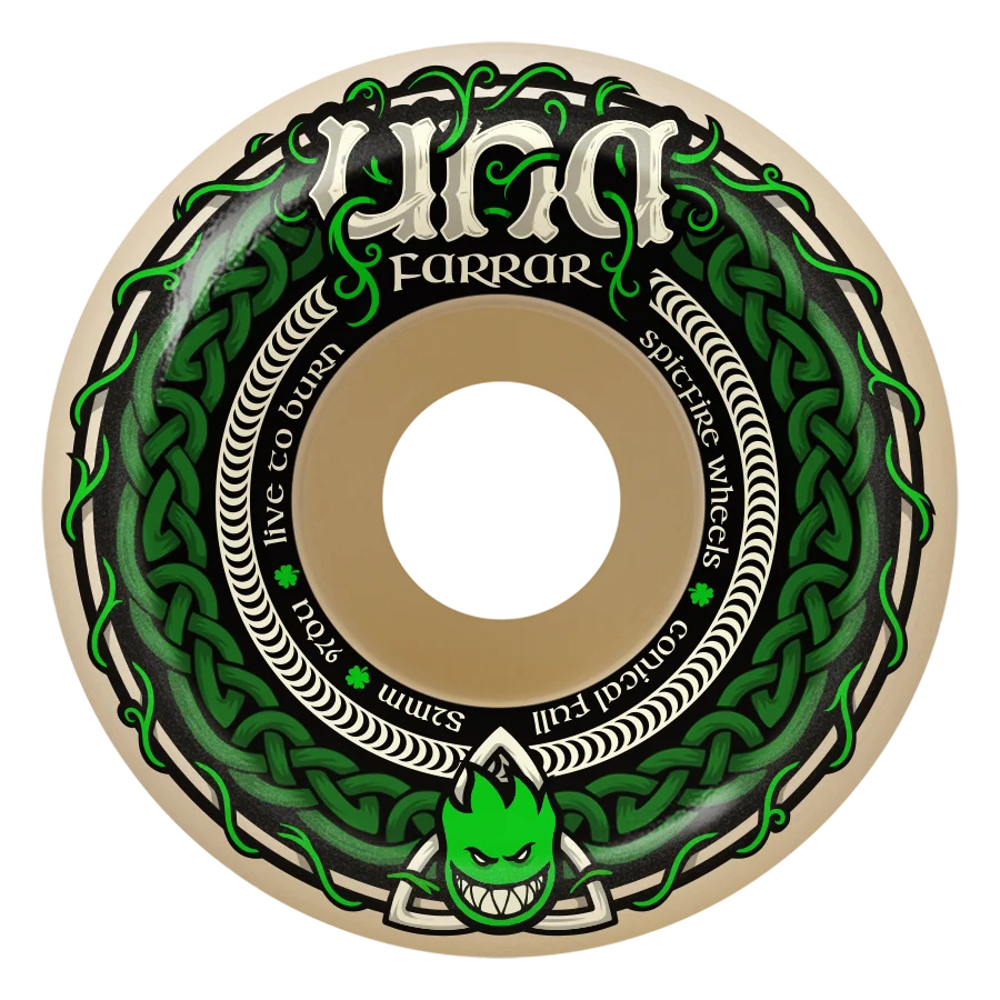 SPITFIRE 52mm Una Trinity Conical Full Formula Four 97a Skateboard Wheels