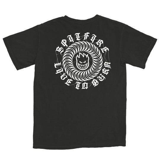 SPITFIRE Webbed Classic Premium Tee Black/White