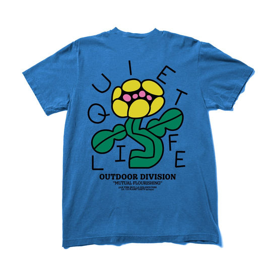 THE QUIET LIFE Mutual Flourishing Tee Royal