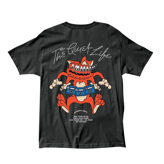 THE QUIET LIFE Shakey Cat Tee Black