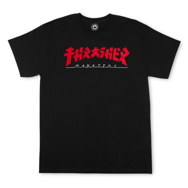 THRASHER Godzilla Tee Black - Impact Skate
